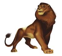 Giant Repositionable Sticker Lion King Simba