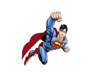 Giant repositionable sticker Superman DC Comics 68.6CM X 101.6CM