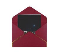 Giant Rocks On The Planet Elegant Greeting Card - Premium Pearlescent Paper Folding Card With Gold Trim, Ideal For Holiday Greetings, Birthdays, Weddings, And Valentine'S Day