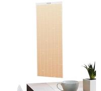 Giant Room Decor, Vertical Twelve Month Tracker, 36x12 Inch Poster with Grid View, Premium Cardstock Event Planner, Design with Bold Text, Scheduling Tool for Offices and Dorms