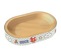 Giant round cat toy with large space for playing and sleeping, scratch-resistant, non-slip pet cat supplies, corrugated paper cat scratching board