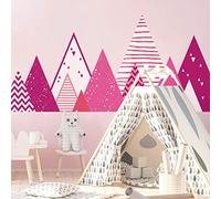 Giant Scandinavian Mountain Wall Sticker for Children 65 x 240 cm Mika