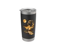 Giant Schnauzer Howling to The Moon Stainless Steel Insulated Tumbler