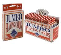 Giant Sized Pack Of Cards Plastic Jumbo Playing Cards Huge Novelty Set
