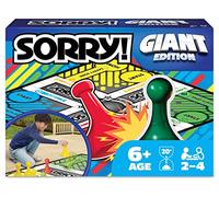 Giant SORRY! Classic Family Board Game Indoor Outdoor Retro Party Activity with Oversized Gameboard & Pieces, for Kids and Adults Ages 6 & up