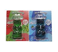 Giant Sour Gummy Bears 2-Pack - Assorted Fruity Chewy Treats for a Sweet and Tangy Candy Experience Perfect for Sharing and Enjoying Anytime