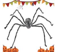 Giant Spider Halloween Decoration, Decoration for Scary House Party - 1.5 m Decorative Spiders Garden Decoration for Homeowners Front Door Haunted House Study Bedroom and Living Room