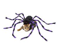 Giant Spider Pet Costume - Adjustable Furry Spider Outfit for Dogs & Cats | Unique Halloween Dress-Up Accessory | Comfortable and Fun Pet Costume for Spooky Celebrations and Trick-or-Treating