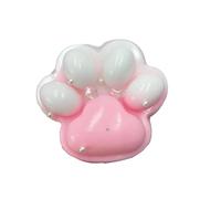 Giant Squishy Cat Paw Silicone Squeeze Toy - Handmade Taba Fidget Gift With Themed Decor (G)