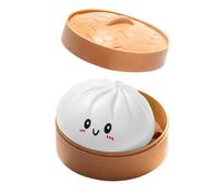 Giant Squishy Dumpling Toy Set - Colorful Mega Dumpling Stress Ball with Steamer Box, Soft TPR Sensory Fidget Toy for Adults & Kids, Party Favors & Classroom Prizes