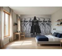 Giant wallpaper 368x254cm Star Wars Imperial Force bedroom wall mural black whit