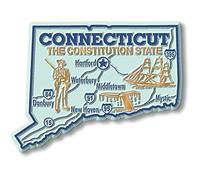 Giant State Map Magnet - Connecticut