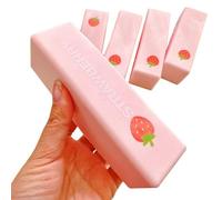 Giant Strawberry Squishy, Strawberry Milk Stick Squishy Stress Toy, Slow Rising Scented Sensory Fidget Toy, Soft Calming Squeeze Gadget for Anxiety Relief, Kawaii Stress Relief Toy for Adults (J)