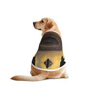 Giant Sunflower Dog Shirt Vest Dog Clothes- Breathable Cooling for Big Dogs, Sun Protection Comfort Wear for Golden Retriever, Husky, Alaska Outdoor Activities XX-Large