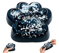 Giant Taba Squishy Cat Paw Toys, 12CM Silver Starry Sky Cat Paw Stress Relief Toy, Fufu Squishy Sensory Fidget Toys, Super Soft Big Fidget Toy for Anxiety Relief, for Holiday Party Birthday Gifts-6