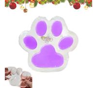 Giant Taba Squishy Paw Toys, Cute Cat Paw Squishy, Fufu Squishy Fidget Toys for Kids and Adults, Soft Big Cat Paw Squeeze Toys for Stress Relief, Holiday Party Birthday Fidget Toys (Purple)