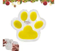 Giant Taba Squishy Paw Toys, Cute Cat Paw Squishy, Fufu Squishy Fidget Toys for Kids and Adults, Soft Big Cat Paw Squeeze Toys for Stress Relief, Holiday Party Birthday Fidget Toys (Yellow)