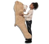 Giant Teddy Bear, 100 to 340 cm - CE Certified, Ultra Soft and Plush, Assured Cuddles - Assembled in France for Celebrations, Birthdays, Room Decor (130 cm / 51,1 inches)