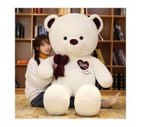 Giant Teddy Bear for Girlfriend 180cm Presents for Girls Kids Boys Women Valentines Day Birthday Party Decorations,Christmas, birthday gifts, home decor,Super sized cloth doll (white)