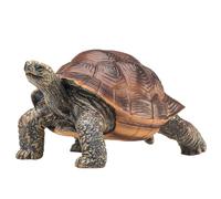 Giant Tortoise Toy Realistic Brown Model 8x8x3.5cm Small Lifelike Collectible