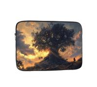 Giant Tree at Dusk Patterned Laptop Case Essential Accessory for Commuting and Office Use - 15 inch