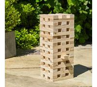 Giant Tumble Tower 60 Pcs Pine Wooden Stacking Timber Game