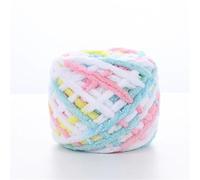 Giant Yarn 100g/Ball Blended Colorful Dye Ice Strip Line Yarn for Hand-Knit DIY Soft Thickness Wool Thread Blanket Scarf Crochet for Crochet(Style 25)
