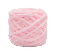 Giant Yarn 100g/DIY Ball Ice Stripe Thread Thick Yarn Single Strand Stick Hand Woven Scarf Slippers and Knitted Bag 50m Soft and Warm for Sewing(2 Whiting)