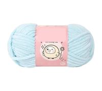 Giant Yarn 100g/Roll 68 Meters 6mm Polyester Yarn for DIY Sweater Scarf Warm Soft Knitting&Crocheting Handmade Shiny Thread Thick for Crochet(Color 25)