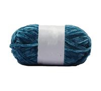 Giant Yarn 100g/Roll Soft Chenille Special Plush Chunky Yarn for Hat Dolls Glove Blanket Polyester Crochet for Crochet(16 Peacock Blue)