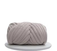 Giant Yarn 1KG Velvet Thick Extra Chunky Yarn Handmade Woven Wire Basket Blanket Carpet Giant(Gray 1KG)