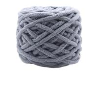 Giant Yarn 1Pc 100g Velvet Hand Knitting Yarn Polyester Crochet Knit Scarf Slipper Hat Line Cushion Doll Slippers Threads 50m for Crochet(22 Gray)