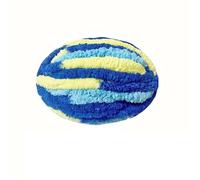 Giant Yarn 1Pc 250g Chunky Yarns for Knitting and Crochet Blanket Cushion Multicolor Chenille Thick Line Soft Warm Yarn Scarf DIY(Yello-Blue)