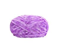 Giant Yarn 1Pc Hand-Knitted 1 Strand Thick Yarn Suitable for DIY Knitting Decorative Pendant Doll Blanket Bag Sweater Scarf Polyester Wool 100g DIY(13 Purple)