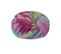 Giant Yarn 250g 2cm Thick Knitting Yarn for Crochet Soft Colored Thread Hand Knit Woven Chenille Shawl Bag Carpet Cushion DIY Material for Crochet(Style 28)
