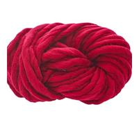 Giant Yarn 2Pcs 250g Super Chunky Yarn Hand Knitting Bulky Arm Line Roving Knitted Blanket Threads Thick Carpet Hats for Hand Knitting(12 Second red)