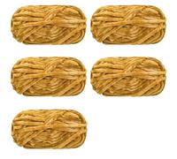 Giant Yarn 5pcs X100g Yarn Soft Velvet for Knit and Crochet Threads for Sweater Scarf Blankets for Crochet(Color25)