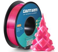 GIANTARM 3D Printer PLA Filament, Shiny Silk Rose Pink Magenta Enhanced Filament with 1.75mm Dimensional Accuracy +/-0.03mm, Vacuum Packaging,1 kg 3D Printer Filament PLA