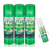 GIANTARM GEEETECH 3D Printer Adhesive for Print Bed, PVP Glue, 3D Printer Glue Stick Strong Grip Reduces Warping for ABS, ASA, PLA, and PETG Filament on Heated Build Plates,36g x 3pcs