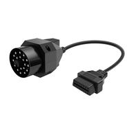 Giantdeer OBD1 to OBD2 Adapter Cable, 20-Pin to 16-Pin Scanner Extension Compatible with BMW E36 E46 E39 E53
