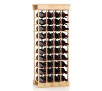 GiantexUK 40 Bottles Wine Rack, Wooden Wine Bottles Holder