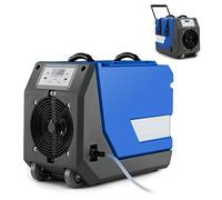 GiantexUK 85L/Day Commercial Dehumidifier, Industrial Air Dehumidifier with Digital Display, Drain Hose, Auto Defrost, 24H Timer, Handles & Wheels, Portable Building Drier for Basement Warehouse