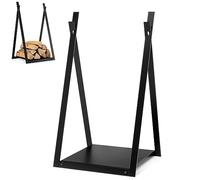 GiantexUK Firewood Rack, Indoor Outdoor Metal Firewood Log Holder