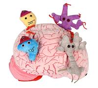 GIANTmicrobes 9.5" Brain with Neuron Plush Toy