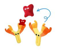 GIANTmicrobes Antibody Plush - Educational Get Well Gift, Makes Science Fun, includes Removable Antigen and Information Card, Health, Immune System, Medical and Biology gift and Learning Tool