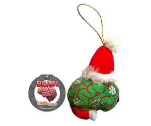 GIANTmicrobes Brain Organ Plush Ornament, Biology Christmas Ornaments, Medical Christmas Ornaments, Medical Assistant Ornament, Secret Santa Gifts, Science Stocking Stuffers, Anatomical Brain Model