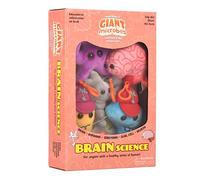 GIANTmicrobes Brain Science Gift Box - Neuroscience & Psychology Gifts, Brain Keychain & Plush Keychain