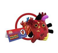 GIANTmicrobes Heart Disease Plush - Learn About Your Heart Health and Cardiovascular System with This Educational Gift for Friends, Students, Educators, Patients and Doctors, Memorable Get Well Gift