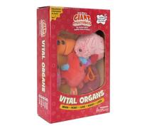 GIANTmicrobes Vital Organs Science Keychain Themed Gift Box, Anatomy Models