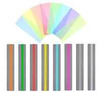 Giantree 16Pcs Guided Reading Strips, Bookmarks for Kids, Dyslexia Reading Tools Reading Tracker, Highlight Strips Colored Overlay Help with Dyslexia for Children and Teaching Supplies(16Pcs)